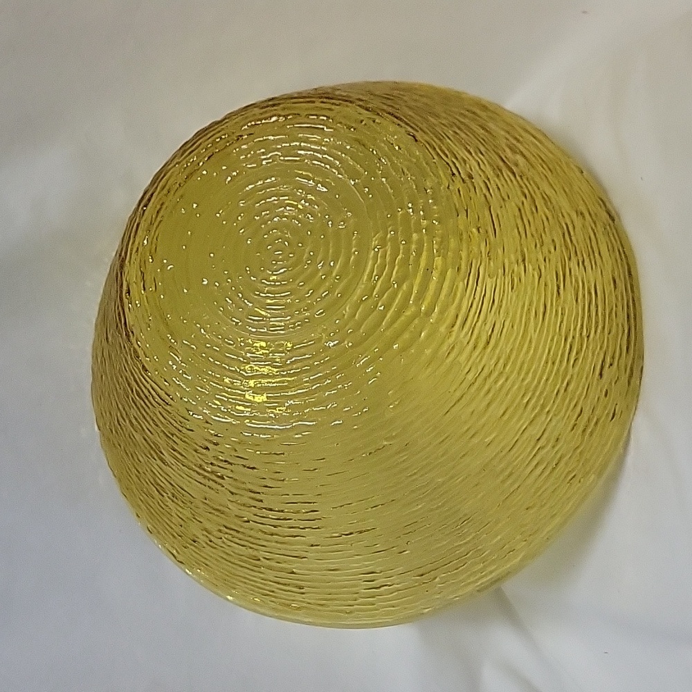 Anchor Hocking 'Soreno' Amber, Bark Glass, Serving Bowl - Picture 3 of 3